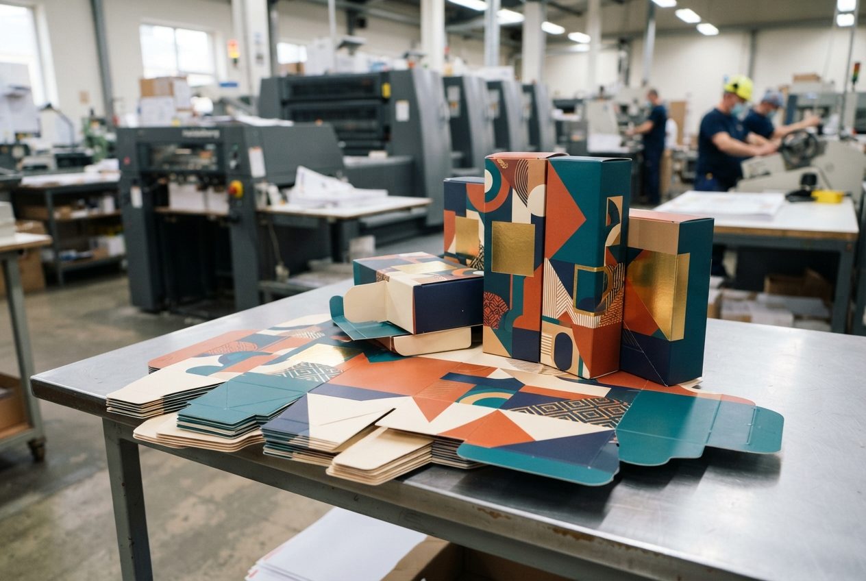 Printing and packaging converting line